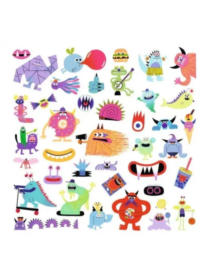 DJECO Monsters Stickers