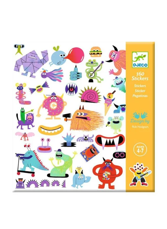 DJECO Monsters Stickers