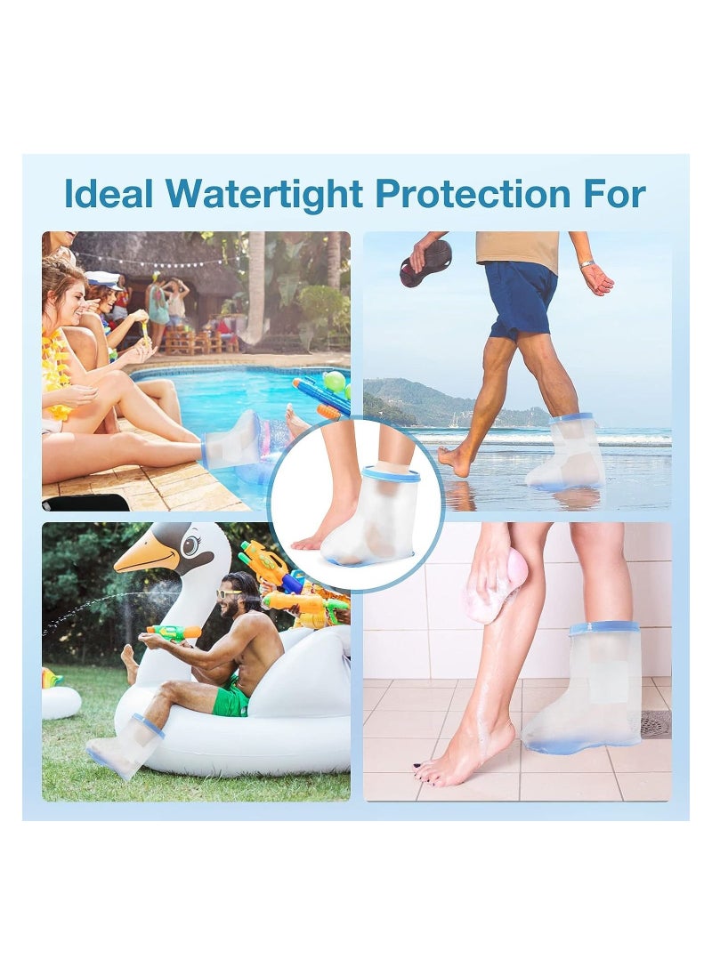 HOFEESEA - Waterproof Ankle Cast Cover Foot Wound Cover Protector for Shower Bath Watertight Seal to Keep Wounds Dry - Image 1