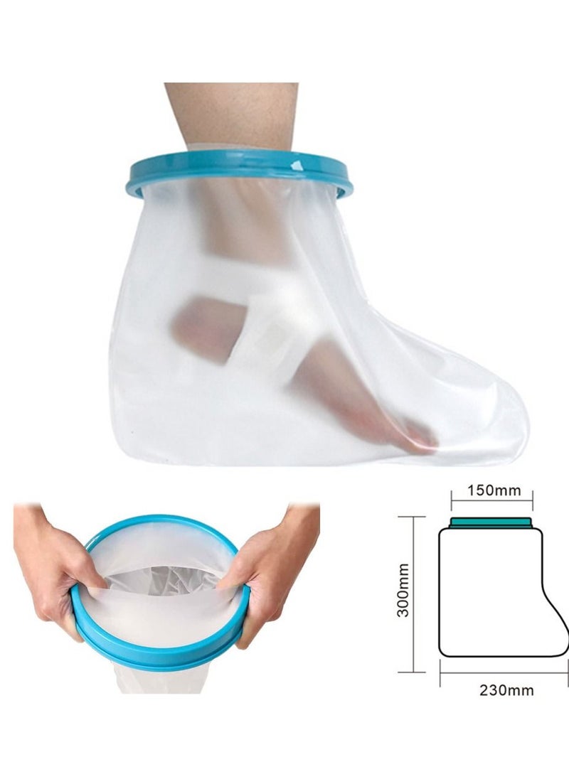 HOFEESEA - Waterproof Ankle Cast Cover Foot Wound Cover Protector for Shower Bath Watertight Seal to Keep Wounds Dry - Image 1