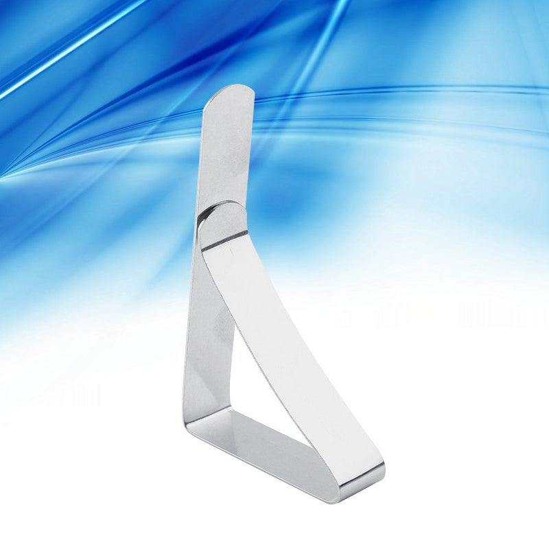 Silver Stainless Steel Desktop Clamp Holder For Wedding Home Decor 3 Colors - Image 2