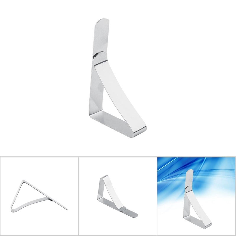 Silver Stainless Steel Desktop Clamp Holder For Wedding Home Decor 3 Colors - Image 4