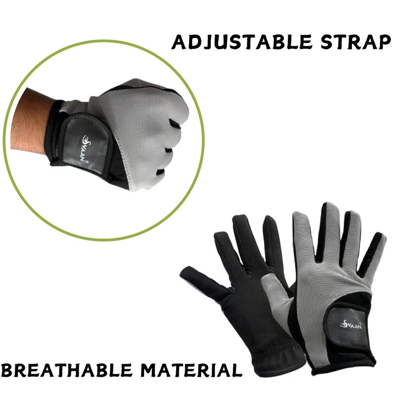 Svaan Cotton Cricket Gloves Made in India | Right & Left Hand | Comfortable & Breathable | Enhanced Grip & Protection | Ideal for All Players (L) - Image 5