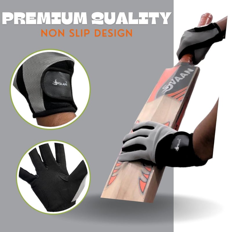 Svaan Cotton Cricket Gloves Made in India | Right & Left Hand | Comfortable & Breathable | Enhanced Grip & Protection | Ideal for All Players (L) - Image 4