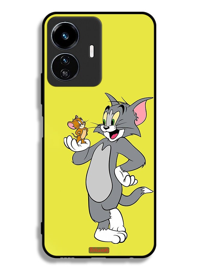 Tolwak Vivo Y77 5G Protective Case Cover Tom And Jerry - Image 2