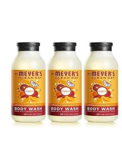 Mrs. Meyer's Clean Day MRS. MEYER'S CLEAN DAY Moisturizing Body Wash for Women and Men, Biodegradable Shower Gel Formula Made with Essential Oils, Clementine, 16 oz - Pack of 3  - Image 1