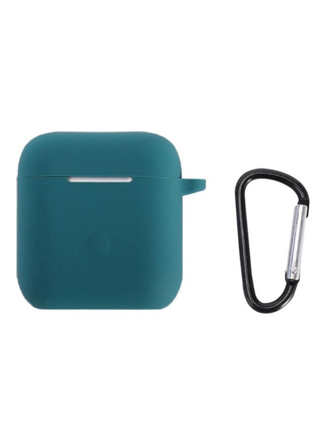 Protective Shell Dustproof Safe Silicone Earphone Protective Cover For QCY T8 Blackish Green