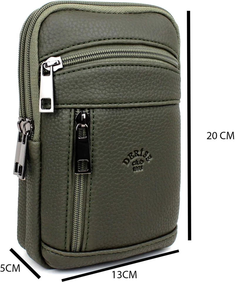 ديرسي كلوب Men's Khaki Color Shoulder Strap Men's Shoulder Bag