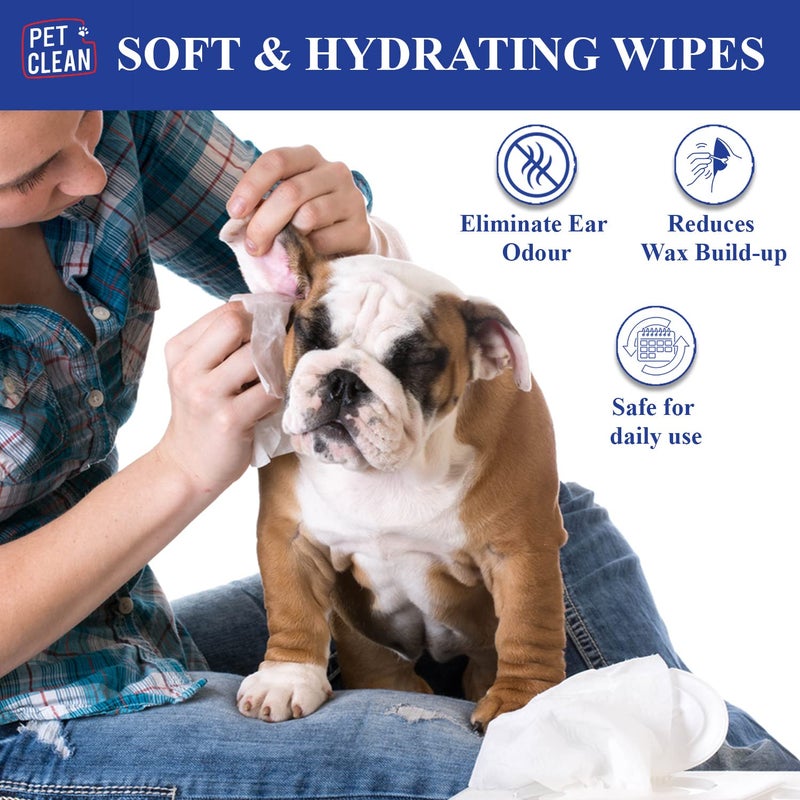 Pet Clean Primrose Oil Eye & Ear Pads - Gentle Care for Dogs & Cats - 50 Count (Pack of 1) - Image 5