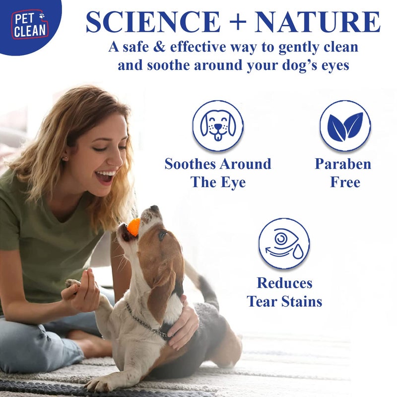 Pet Clean Primrose Oil Eye & Ear Pads - Gentle Care for Dogs & Cats - 50 Count (Pack of 1) - Image 3