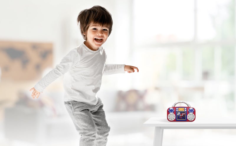 eKids Spidey and His Amazing Friends Toy Music Player, Toddler Toy with Built-in Music and Lights (Spidey) - Image 3