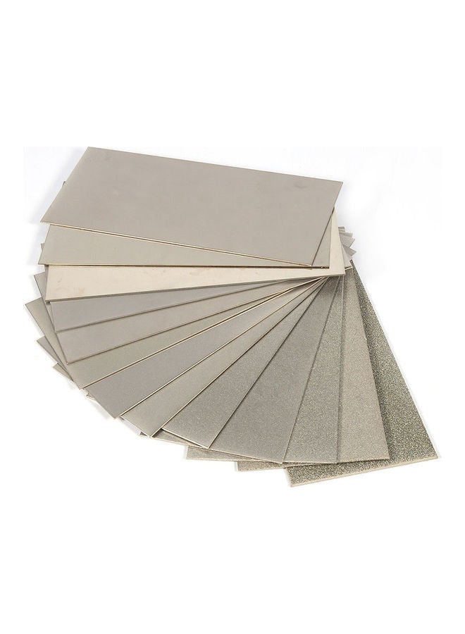 NIBEMINENT 80-3000 Grit Diamond Thin Knife Blade Grinding Sharpening Stone Whetstone Tool Grey 20*10*20cm - Image 4