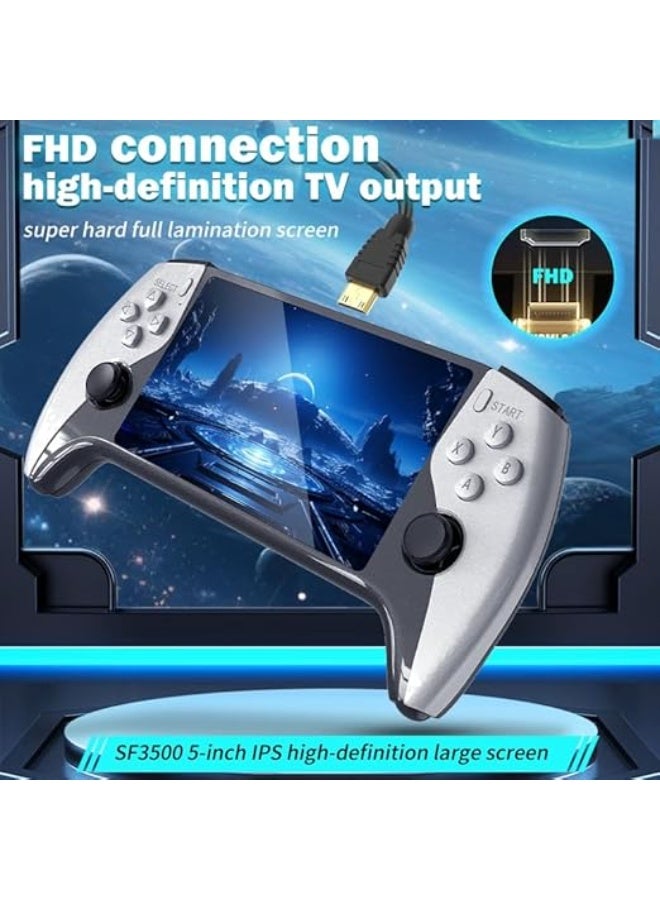 Portable Retro Handheld Game Console, 5.5-inch HD IPS Screen, Supports TV Output, 14+ Emulators for Classic Gaming, Long-Lasting 5-Hour Battery - Image 2