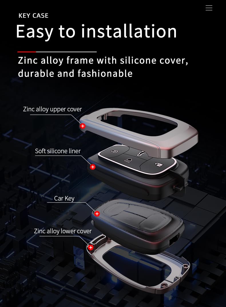 Contacts Car Key Cover Compatible with TATA – Fits Nexon, Harrier, Altroz, Tiago, Tigor, Safari & More - Image 4