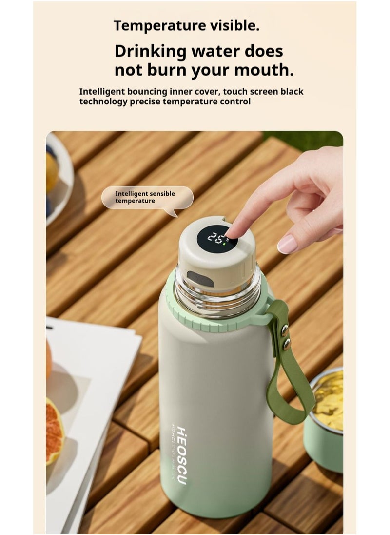 Generic - Smart Thermal Insulated Cup for Men and Women Stylish Water Bottle for Students Portable Tea Infuser Cup for Outdoor Use - Image 1