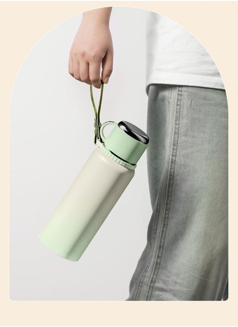 Generic - Smart Thermal Insulated Cup for Men and Women Stylish Water Bottle for Students Portable Tea Infuser Cup for Outdoor Use - Image 1