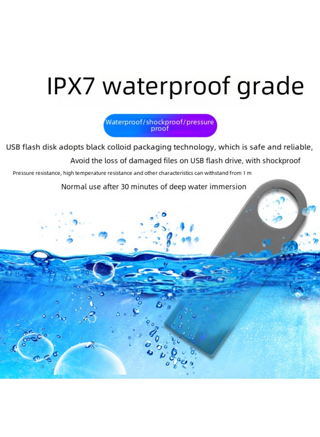 64gb Metal Usb Flash Drive Free Logo Engraving High Speed Car Music Usb Drive 32gb Bid Competition Stick 8gb-Color:Rose Gold-Capacity:64GB - Image 4