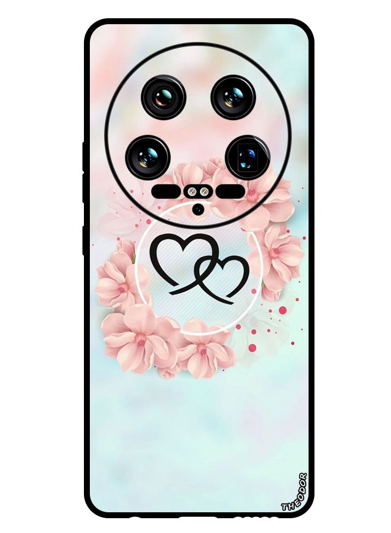 Theodor Protective Case Anti Scratch Shock Proof Bumper Cover For Xiaomi 14 Ultra Hearts - Image 1