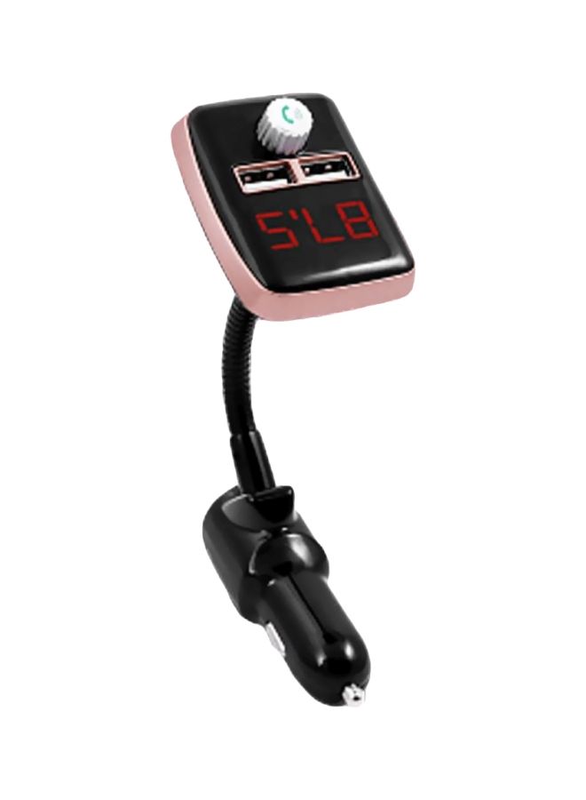 Loquat Wireless MP3 Player With 2 USB Car Charger Black/Pink - Image 1