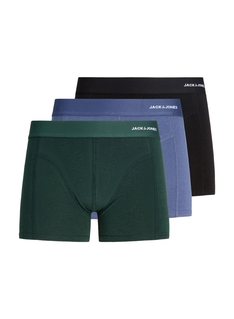 جاك اند جونز 3 Pack Logo Band Trunks