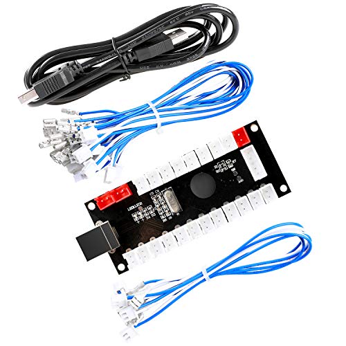 Reyann Zero Delay Arcade USB Encoder Pc to Joystick for Mame Jamma Other Pc Fighting Games for American Style Arcade Joystick HAPP Style Arcade Buttons - Image 1