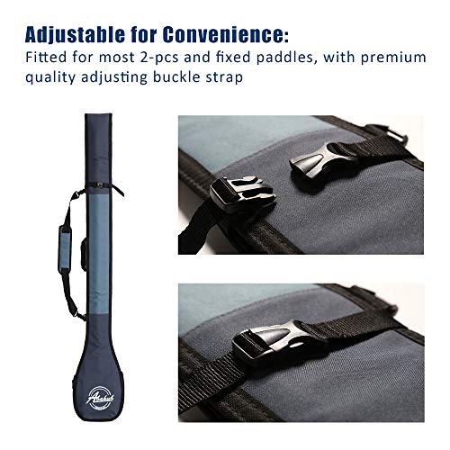 Abahub Premium SUP Paddle Bag for 2 Piece Adjustable Stand Up Paddles Fixed Carbon Paddle - Image 5