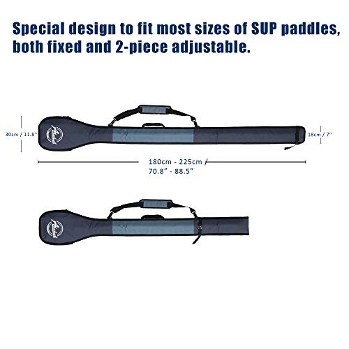Abahub Premium SUP Paddle Bag for 2 Piece Adjustable Stand Up Paddles Fixed Carbon Paddle - Image 2