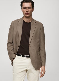 Mango Man Slim Fit Cotton Blazer  - Image 1