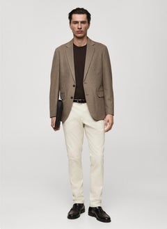 Mango Man Slim Fit Cotton Blazer  - Image 5