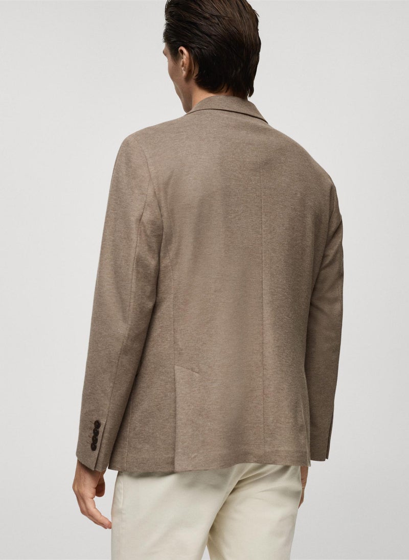 Mango Man Slim Fit Cotton Blazer  - Image 2