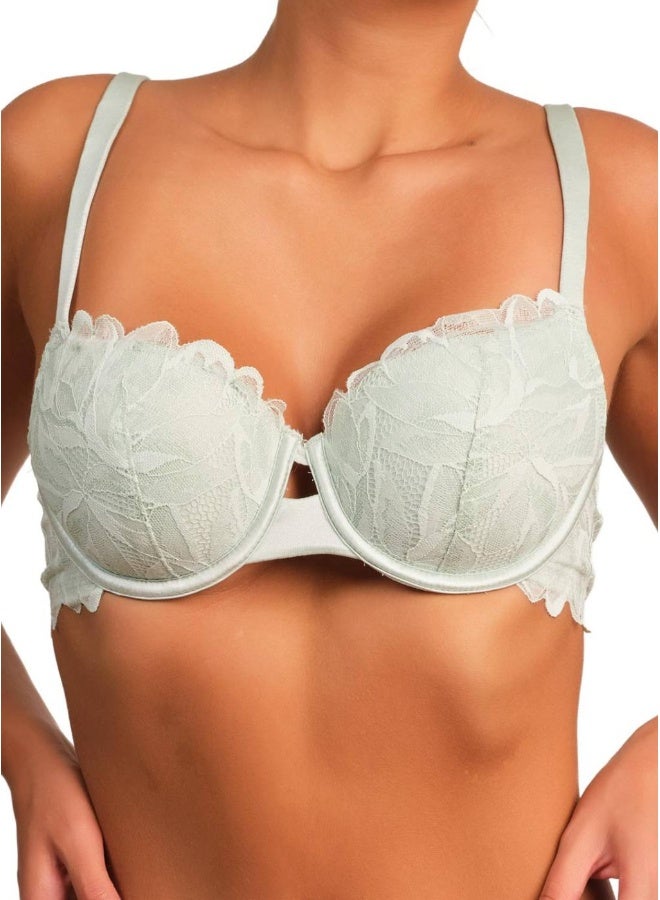 La Senza Sexy Lightly Lined Balconette Lace Bra - Image 2