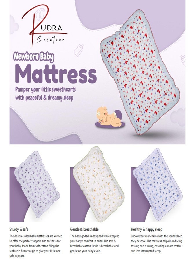 RUDRA CREATION Godadi Soft Cotton godi| Godari, Crib Sheet, Cartoon Mat Godadi, Bedding Set, Random Design (01) - Image 3