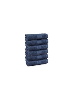 Trident Trident Soft Comfort Air Rich 100% Cotton Towel for Face, 500 GSM Highly Absorbent Towels for Men/Women, 6Pc Face Towel Set (30.5 cm X 30.5 cm), Navy  - Image 2
