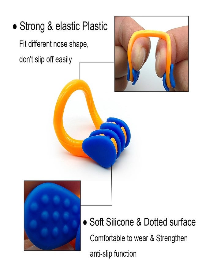 Zooshine Waterproof Swimming Nose Clips,10PCS Silicone Swim Nose Plugs for Kids(Age 6+) and Adults,Ideal for Lap Swimming,Training,Pool Use Keep Water Out of Nose - Image 3