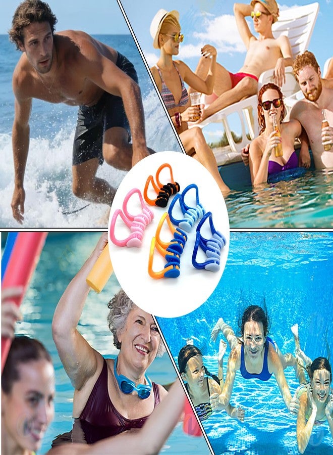 Zooshine Waterproof Swimming Nose Clips,10PCS Silicone Swim Nose Plugs for Kids(Age 6+) and Adults,Ideal for Lap Swimming,Training,Pool Use Keep Water Out of Nose - Image 5