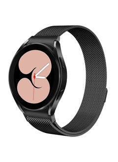 Metal Bands For Samsung Galaxy Watch 7 6 5 4 FE 40mm 44mm 45mm/Galaxy Watch 6 4 Classic 43mm 47mm 42mm 46mm  Milanese Magnetic Strap   Men (Black)