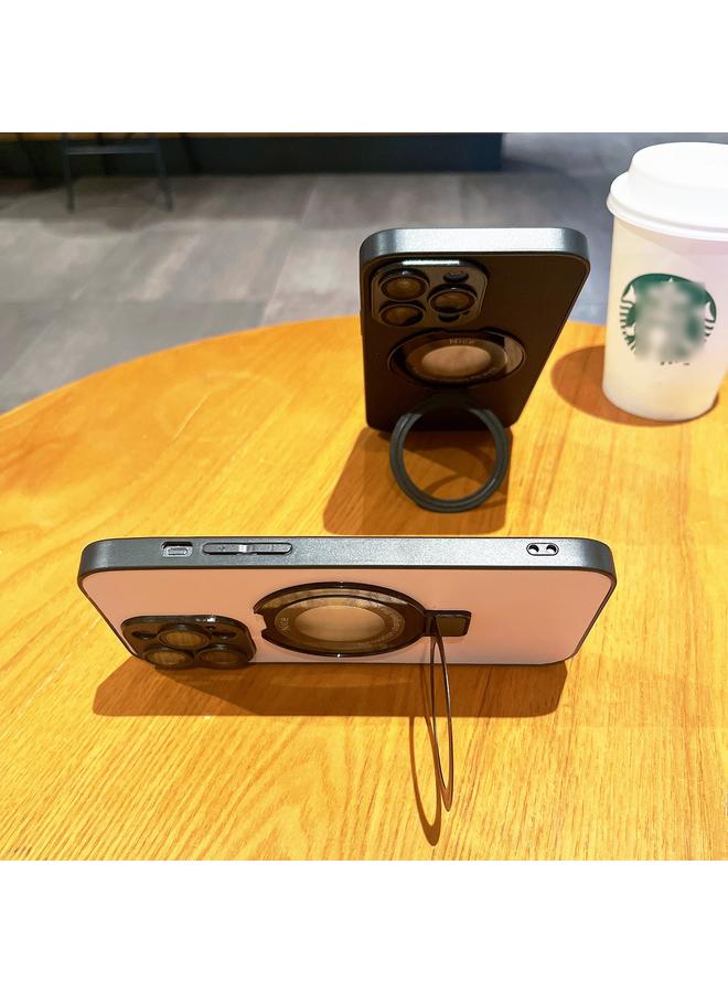 Zaboon Case For iPhone 12 Pro Max Skin Feel Armor Magnetic Holder Phone Case - Image 3