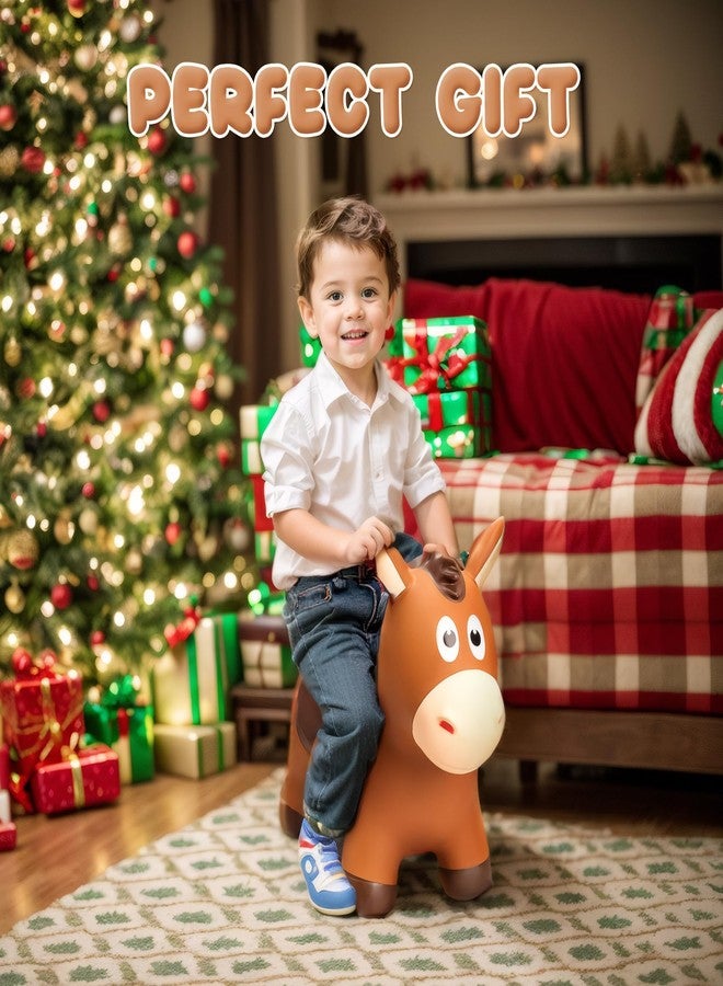 VangeBow Inflatable Horse for Toddlers from 1 to 3, Inflatable Toy for Children Aged 1 2 3 4 5 Years First Birthday Gift Soft Play Equipment for Indoor Outdoor - Image 2