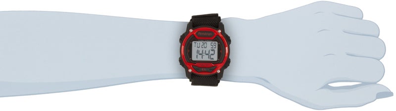 Armitron Sport Unisex 457004RED Silver-Tone and Red Accented Chronograph Digital Watch - Image 4