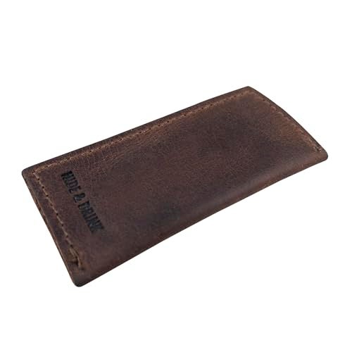 Hide & Drink, Set of 4 Tooth Pick Cases, Cooking Accessories, Full Grain Leather, Handmade, Bourbon Brown - Image 5