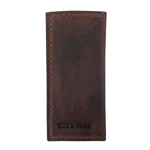 Hide & Drink, Set of 4 Tooth Pick Cases, Cooking Accessories, Full Grain Leather, Handmade, Bourbon Brown - Image 4
