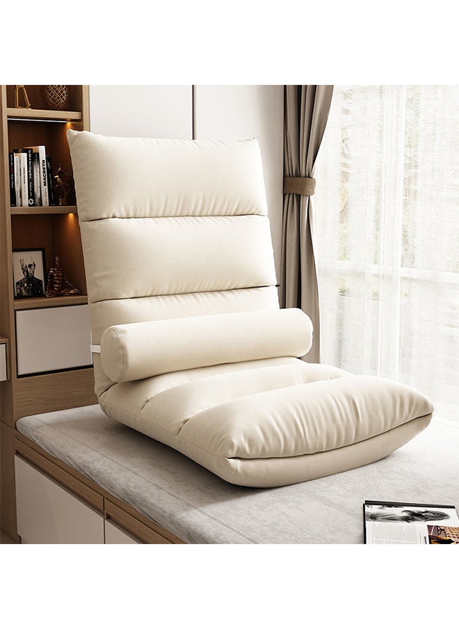 Hihonor - Lounge Chair,Floor Chair with Support,Adjustable Position/Removable for Cleaning,Suitable for Family Gatherings/Outdoor Camping(White) - Image 1