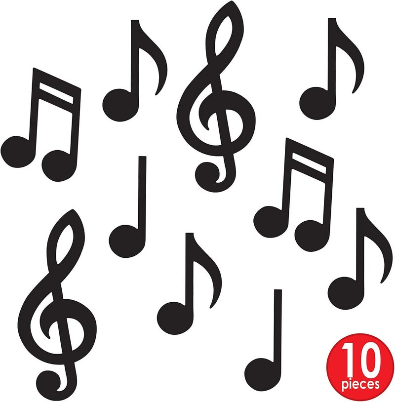 Beistle Mini Musical Notes Silhouettes - Image 2