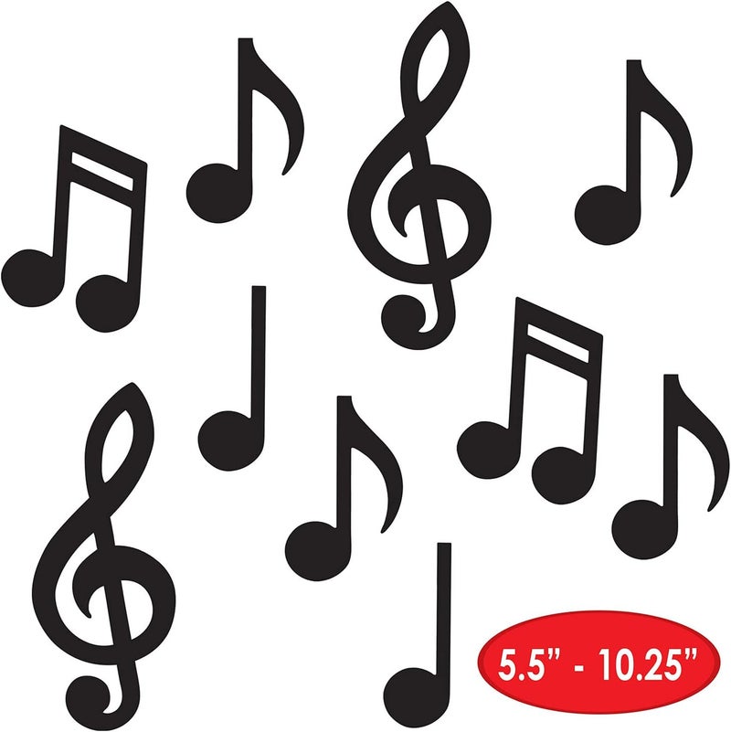 Beistle Mini Musical Notes Silhouettes - Image 3