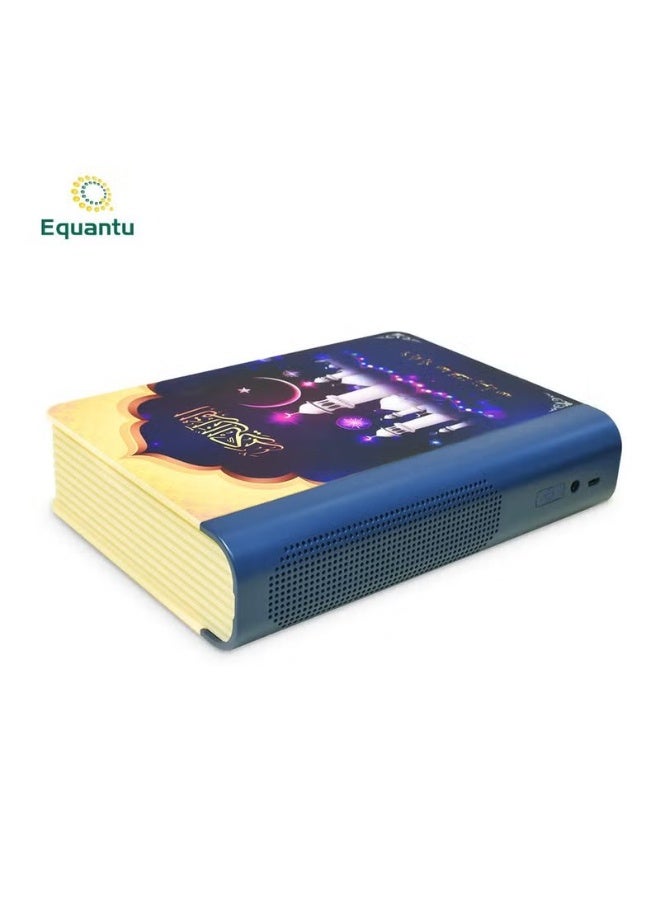 Equantu Quran Bluetooth Speaker Book Shape with LED Light – Portable Rechargeable Wireless Audio Player, Multi-Language Quran Playback, Remote Control & Colorful Book Lamp - Image 4