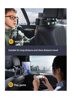 Tablet Holder Car, Back Seat Universal iPad Holder Smartphone and Tablet with 4.7~12.9 Inches, Car Headrest Tablet Holder Extendable Car Headrest Mount - pzsku/Z7F207ACFD6CDDB46806AZ/45/_/1702367188/a1df389a-402a-430d-af8e-9485808f1956