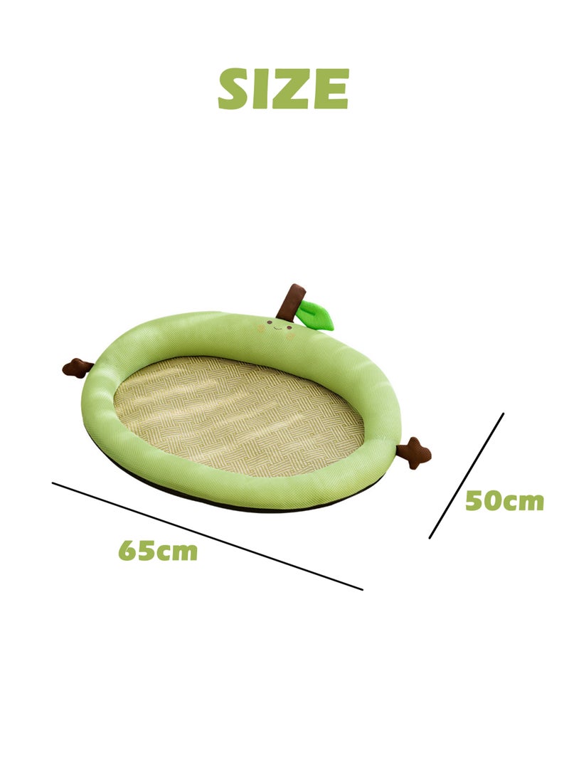 Pink Demon Comfortable and breathable cartoon fruit-shaped pet bed, pet mat, breathable Teddy dog house, suitable for any pet within 10kg  - Image 3