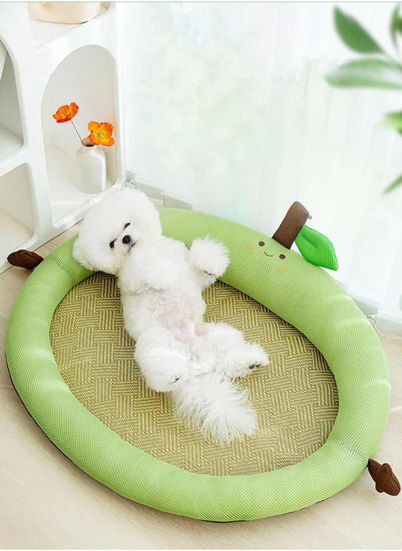 Pink Demon Comfortable and breathable cartoon fruit-shaped pet bed, pet mat, breathable Teddy dog house, suitable for any pet within 10kg  - Image 2