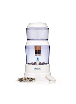 Santevia Gravity Water System Filter  at Home Water Filter That Makes Water Alkaline and Adds Minerals  Chlorine and Fluoride Filter Countertop Model - pzsku/Z7F20A355C74B2A9721D1Z/45/1749491789/fa41ac24-e65e-4fa5-9ce0-f82f2298167a