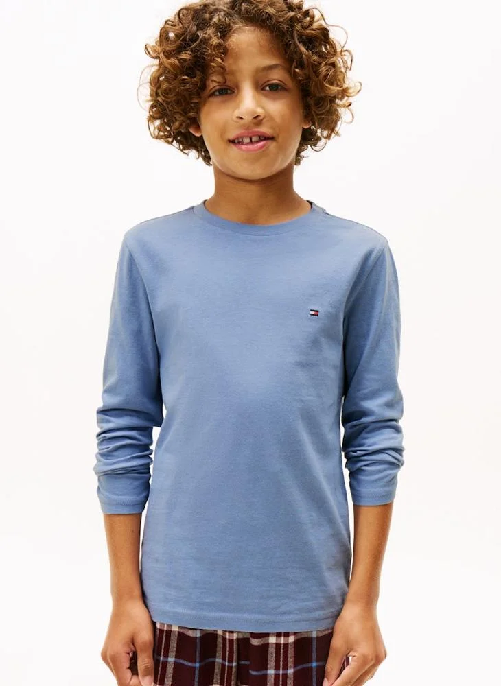 TOMMY HILFIGER Kids Essential Crew Neck T-Shirt